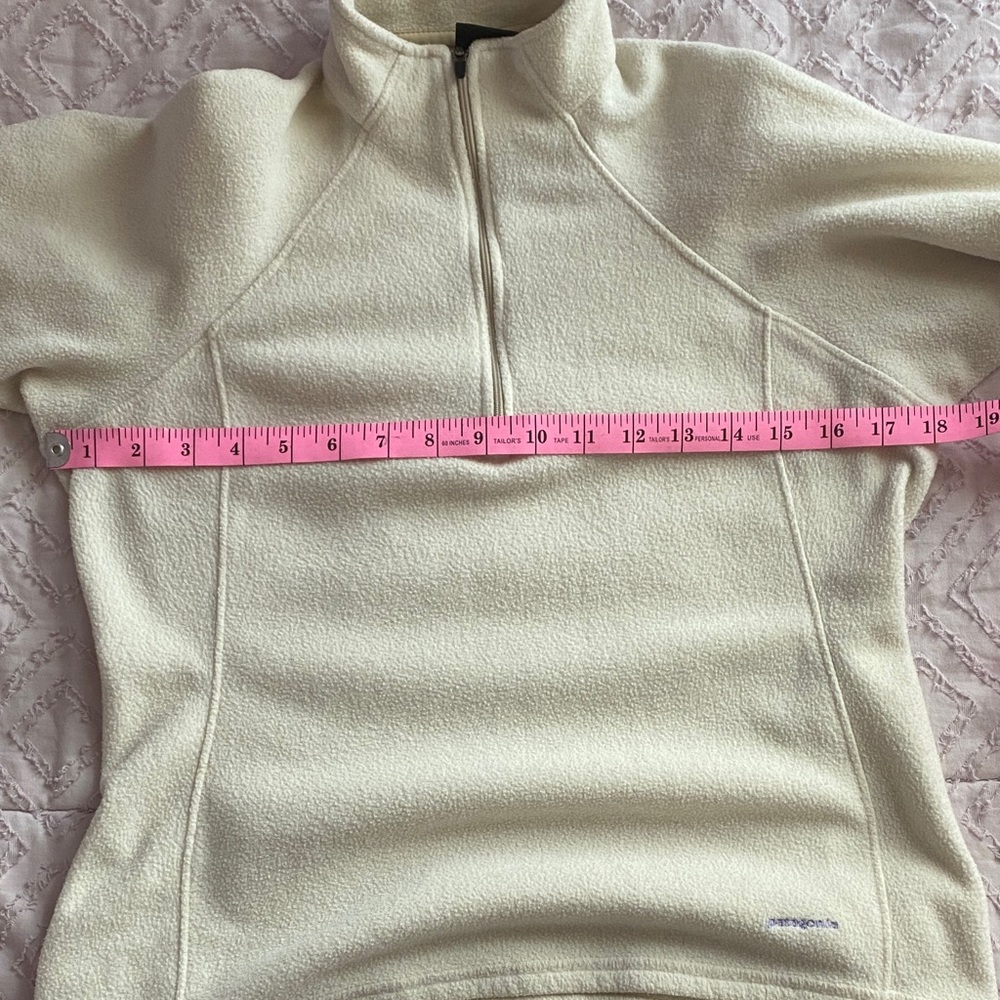 Patagonia Capilene Ivory Half Zip Layering Jacket - Picture 8 of 10